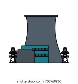 nuclear plant icon image 