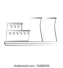 nuclear plant icon image
