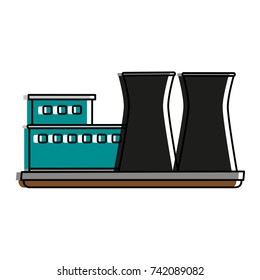 nuclear plant icon image 
