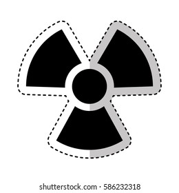 nuclear plant isolated icon