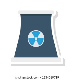 nuclear plant. radiation plant.