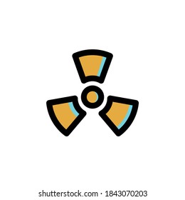 Nuclear Power, Bio Hazard, Science Icon
