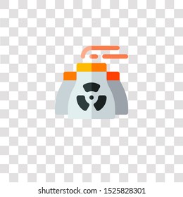 nuclear power icon sign and symbol. nuclear power color icon for website design and mobile app development. Simple Element from nuclear energy collection for mobile concept and web apps icon.