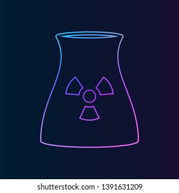 Nuclear power nolan icon. Simple thin line, outline vector of Energy icons for UI and UX, website or mobile application