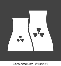 Nuclear, power, plant icon vector image. Can also be used for energy and technology. Suitable for web apps, mobile apps and print media.