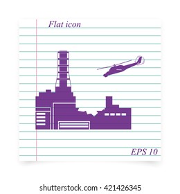 nuclear power station.