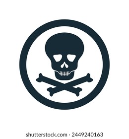 Nuclear Radiation Chemical Biological, Toxic, Biohazard Icon Design Template Elements