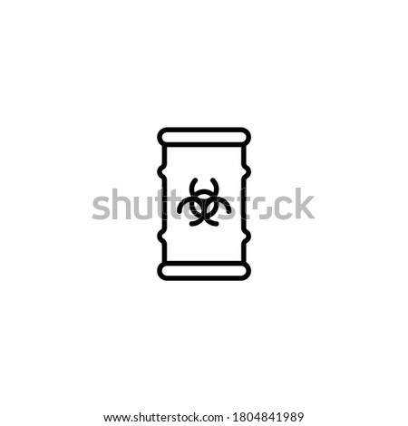nuclear, radiation icon vector illustration