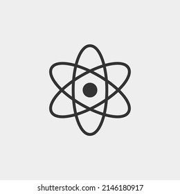 Vektorgrafik-Symbol für nukleare Strahlung 
