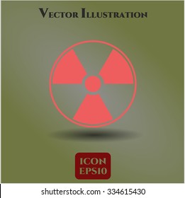 Nuclear, radioactive symbol