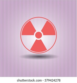 Nuclear, radioactive symbol