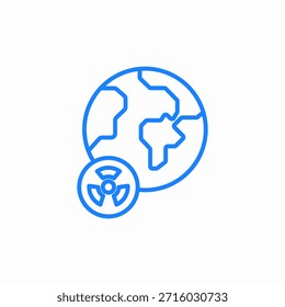 Symbol für nukleare Risiken, Vektor