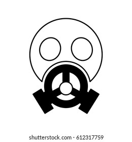 nuclear safety mask icon