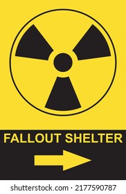 Nuclear Shelter Symbol Or Icon