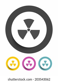 Nuclear sign icon