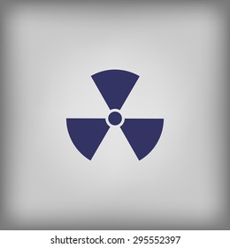 Nuclear sign icon 
