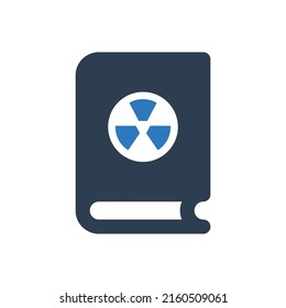 Icono de estudio nuclear - símbolo de señal de radiación