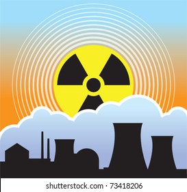 Nuclear sunset, radiation leaks