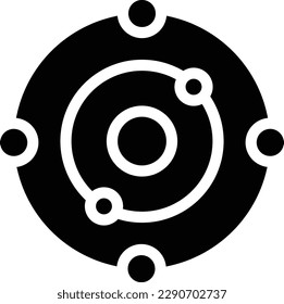 nuclear  vector 
icon for download 