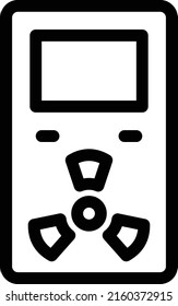 nuclear Vector illustration on a transparent background. Premium quality symmbols. Thin line vector icons for concept and graphic design. 
