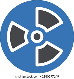 nuclear Vector illustration on a transparent background.Premium quality symbols.Glyphs vector icon for concept and graphic design.