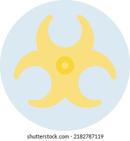 ilustración del vector nuclear en un fondo transparente. Símbolos de calidad superior. Iconos vectoriales de glifos para diseño de conceptos y gráficos. 
