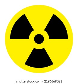 Nuclear Vector Radioactive Atom Symbol