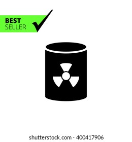 Nuclear waste barrel