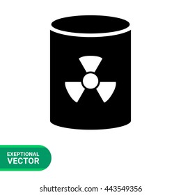 Nuclear waste barrel