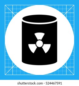 Nuclear waste barrel