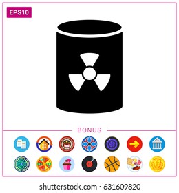 Nuclear waste barrel