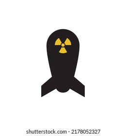 Nuclear Weapons Icon Design Vector Illustration Stock Vector (Royalty ...