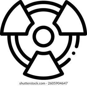 nucleotide icon. Thin Linear Style Design Isolated On White Background