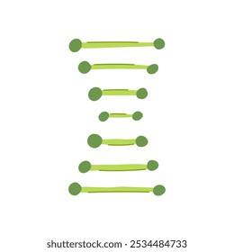 nucleotídeos dna espiral cartoon. replicação cromossomas, sequência de mutação, transcrição translação nucleotídeos dna espiral sign. símbolo isolado vetor ilustração