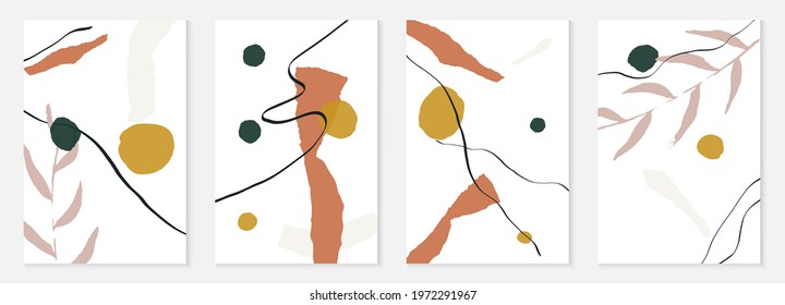 Nude Brush Set Vector Memphis Background. Green and Orange Sketch Continuous Print. Yellow and Purple Feminine Modern Illustration.