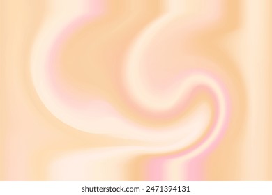 Degradado mixto de color nude, textura estética de remolino borroso. Fondo ondulado abstracto fluido. Beis neutro líquido, fondo de flujo rosa.