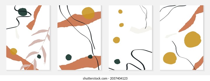 Nude Feminine Set Vector Memphis Background. Pastel Sketch Artwork Illustration. Green and Orange Elements Abstract Texture.