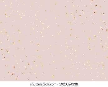 Nude Gold Glitter Stylish Pattern. Nude Pastel Pattern With Gold Glitter Sparkle. 