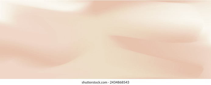 Fondo de degradado desnudo con color neutro. Textura suave de melocotón claro con desenfoque. Malla de gradiente suave. Ilustración de vector