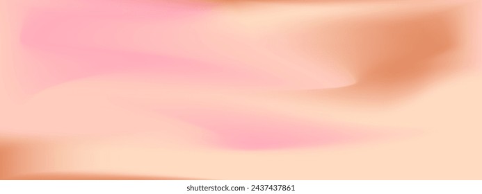 Fondo de degradado desnudo con color neutro. Textura suave de melocotón claro con desenfoque. Malla de gradiente suave. Ilustración de vector