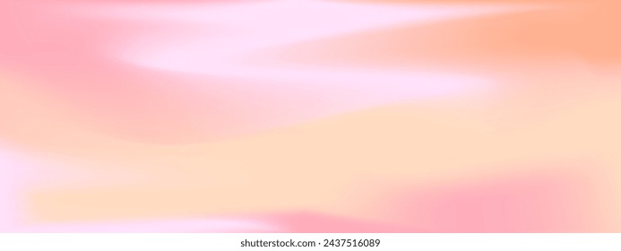 Fondo de degradado desnudo con color neutro. Textura suave de melocotón claro con desenfoque. Malla de gradiente suave. Ilustración de vector