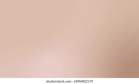 Nude gradient. Pastel nude background, modern gradient vector design