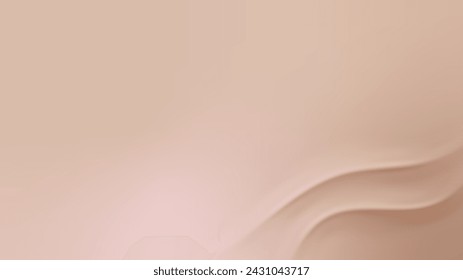 Degradado desnudo. Fondo desnudo pastel con onda suave, diseño moderno de gradiente vectorial