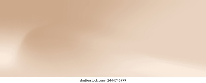 Degradado desnudo. Fondo beige pastel. Abstractas telón de fondo suave. Fondo de pantalla de desenfoque mínimo. Ilustración vectorial de moda.