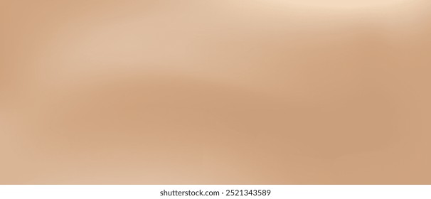 Nackte Farbverlauf-Tapete. Ästhetisch unscharfer Hintergrund in pastellbeigen Farben. Vektorgrafik
