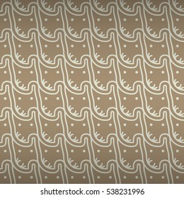 Nude light beige decorative seamless pattern in primitive style.