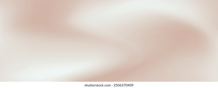 Gradiente de color líquido de la piel desnuda. Fondo liso beige simple del gradiente del Vector