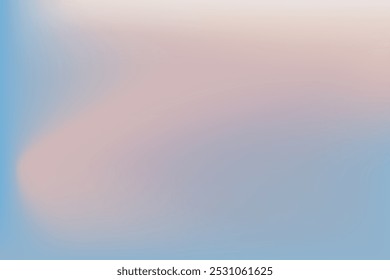 Fondo de gradiente neutro abstracto de cielo suave desnudo. Nube esponjosa y vibrante puesta de sol pastel. Luz borrosa y fondo pálido.