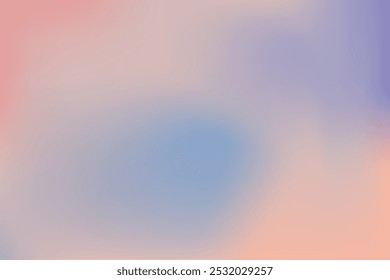 Fondo de gradiente neutro abstracto de cielo suave desnudo. Nube esponjosa y vibrante puesta de sol pastel. Luz borrosa y fondo pálido.