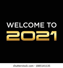 Año nuevo vector 2021. Adiós 2020. Bienvenida 2021